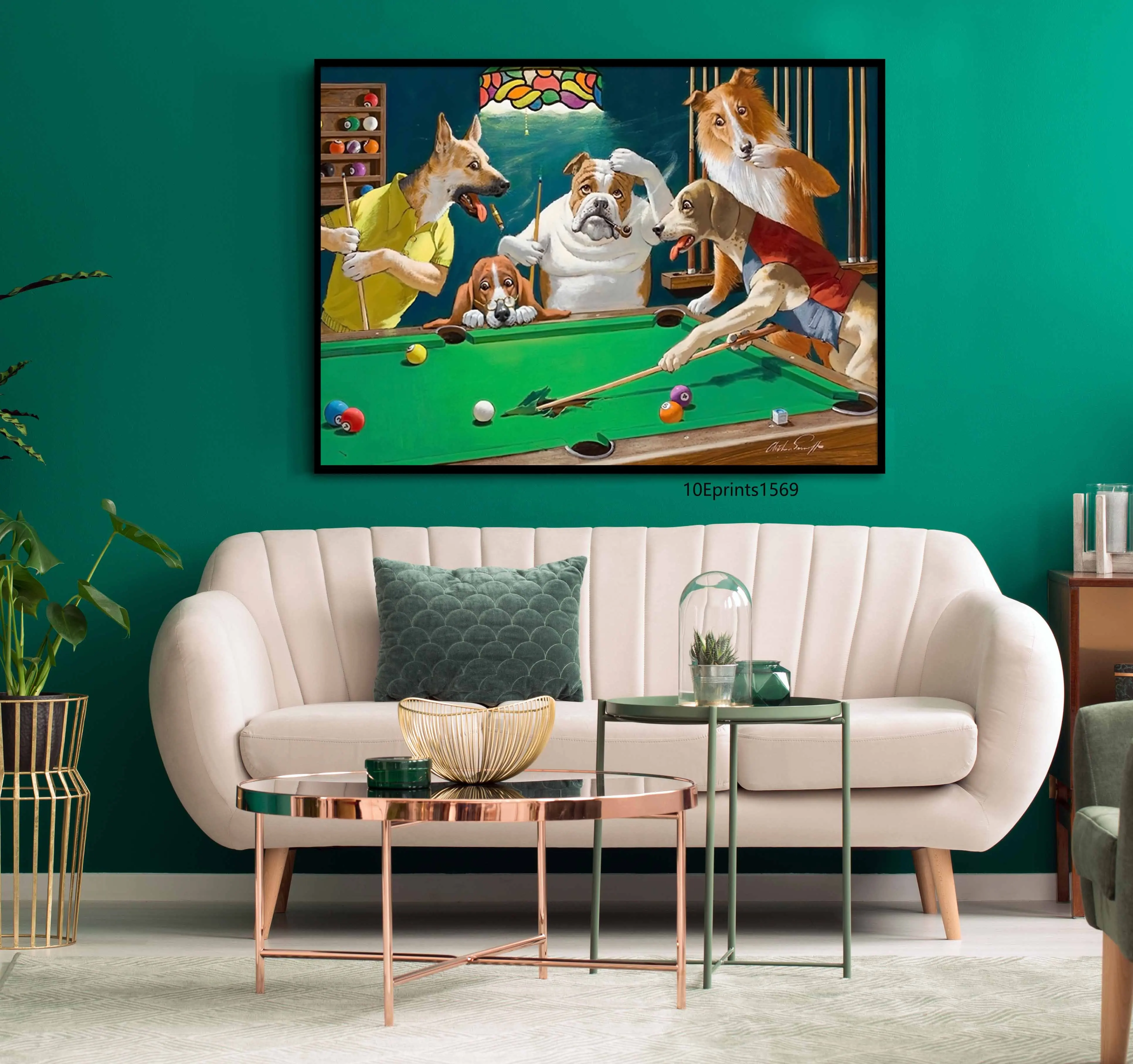 Groothandel Moderne Honden Motivatie Pop Art Schilderijen Gedrukt Poster Canvas Wall Art Print