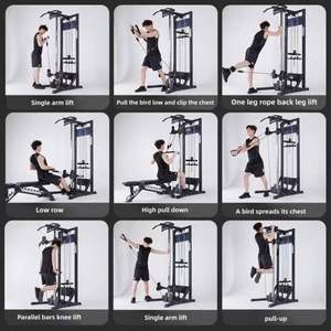 Máquina de Fitness Multifuncional Comercial de Venta Caliente de Fábrica: Equipo de Entrenamiento con Cables Cruzados, Portátil y Duradero - Product Image 2