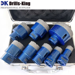 8 pièces outils de <span class=keywords><strong>carreleur</strong></span> M14 foret à noyau de diamant brasé <span class=keywords><strong>Kit</strong></span> de scie cloche pour carrelage en béton céramique - Product Image 5