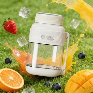 Mini-mixeur portable OEM d'usine, petit blender, machine à jus de fruits, mixeurs et extracteurs de jus multifonctionnels pour la maison et l'extérieur - Product Image 2