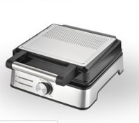 Machine de cuisson électrique à gaufres belges à 4 tranches avec contrôle de température réglable