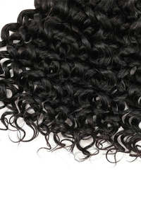 Extensions de cheveux humains brésiliens Remy en vrac, bouclés profonds style Boho, pour <span class=keywords><strong>micro</strong></span>-tressage, ondulés effet mouillé, ondulations Water Wave, double trame, pour pose à la machine - Product Image 3