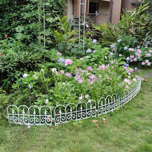 装飾的な境界線、環境に優しい防水PVCコーティングされた耐久性のある再生プラスチック製フェンス、庭園の縁、景観デザイン、柔軟性あり - Product Image 3