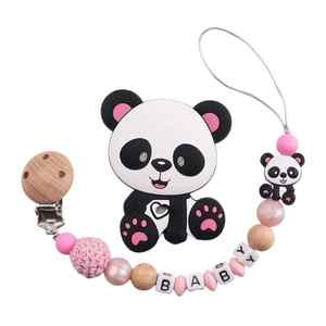 Juego de <span class=keywords><strong>cadena</strong></span> para <span class=keywords><strong>chupete</strong></span> de dentición <span class=keywords><strong>con</strong></span> <span class=keywords><strong>nombre</strong></span> de letra de silicona en inglés para bebé, <span class=keywords><strong>cadena</strong></span> anticaída para <span class=keywords><strong>chupete</strong></span> - Product Image 5