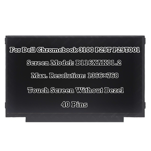 หน้าจอแล็ปท็อปขนาด 11.6 นิ้ว สำหรับ Dell <span class=keywords><strong>Chromebook</strong></span> 3100 P29T P29T001 ชุดเปลี่ยนหน้าจอ LCD แบบสัมผัสพร้อมชุดประกอบครบชุด - Product Image 1