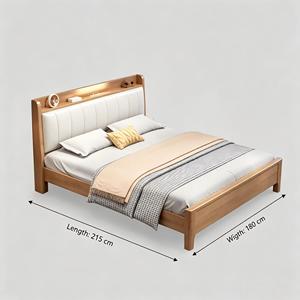 Bedroom Furniture Hot Sale Modern Soft <b>Bed</b> <b>Sleeper</b> Twin Size Platform Solid Wood Eco-Friendly - Product Image 4