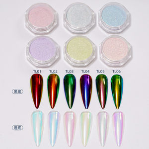 Aurora Fairy Moon Espejo mágico en <span class=keywords><strong>polvo</strong></span> Brillo <span class=keywords><strong>de</strong></span> uñas color decorativo gradiente salón <span class=keywords><strong>de</strong></span> uñas especial - Product Image 2