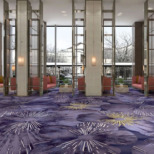 Tapis muraux personnalisés fabriqués à la machine, à poils coupés, ignifuges, adaptés aux animaux domestiques, pour la prière, les restaurants, les salles de banquet, les casinos, en nylon imprimé - Product Image 4