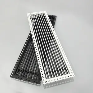 Griglia di ventilazione in alluminio con griglia a barra lineare di alimentazione