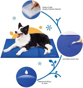 Alfombra de gel refrigerante para perros, portátil, lavable, impermeable, para exteriores. - Product Image 4