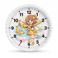 Horloge Murale Décorative Silencieuse à Aiguilles en Plastique Quartz, Style Classique Personnalisé, 10-12 Pouces, Idéale pour les Cadeaux de Noël et les Achats en Gros