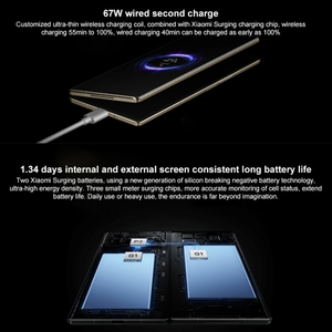 Nouveauté pour le smartphone MIX Fold 3 5G, 12 Go + 256 Go, 8,03 pouces + 6,56 pouces, processeur Sn8 Gen2 Octa Core LTE 120 Hz, MIUI Fold OS sans fil, 4000 mAh - Product Image 3