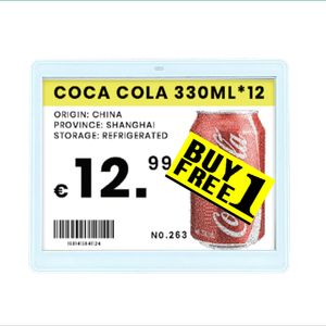 5,8 pulgadas E Ink Esl Supermarket Solution Epaper Eink Etiquetas de precio digitales Ble Etiqueta de estante electrónico para supermercado Electron Store - Product Image 1