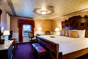 Muebles de Madera de Cerezo Tallados a <span class=keywords><strong>Mano</strong></span>, Estilo Antiguo para Hostelería, Colección de Muebles de Nogal Macizo para Interiores de Hotel - Product Image 3