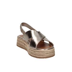 Sandales compensées Tamaris pour femme 1-28246-46 Or Métallisé Espadrille Plateforme Chaussures d'été - Product Image 3