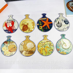 Set de table en céramique en forme de ballon 870219, antidérapant, isolant thermique, motif décoratif personnalisé, protection UV - Product Image 5