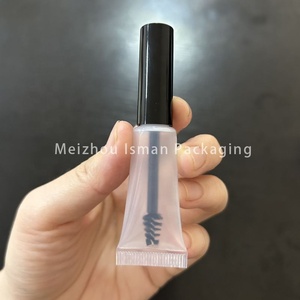 ISMAN Tube souple transparent de 5 ml pour cils, en PE, pour mascara, vente en gros, étiquette privée, emballage professionnel pour sérum de croissance - Product Image 2