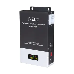 Estabilizador 1500VA Regulador de voltaje automático de pared AC220V AVR para electrodomésticos