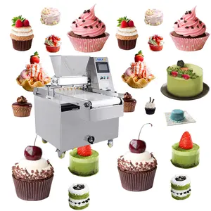 Máquina de llenado de pasteles rápida completamente automática a buen precio para línea de producción de pasteles en masa
