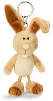 Peluche de conception de mascotte d'OEM et jouet de porte-clés de petit lapin de bourrage de coton de pp