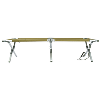 HITREE lit de camping, lit superposé, lit pliant, lit de camping en aluminium, lit extensible de Camping, équipement de voyage, offre spéciale