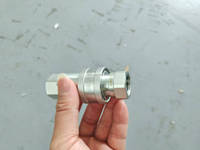 Raccord rapide hydraulique en acier inoxydable KZF, 7-14MPA, nouveau type de connecteur pour pompe hydraulique
