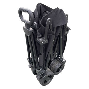 Venta al por mayor de 4 ruedas plegable Camping y Beach Wagon Metal Roll Container al aire libre portátil de almacenamiento OEM personalizable - Product Image 4