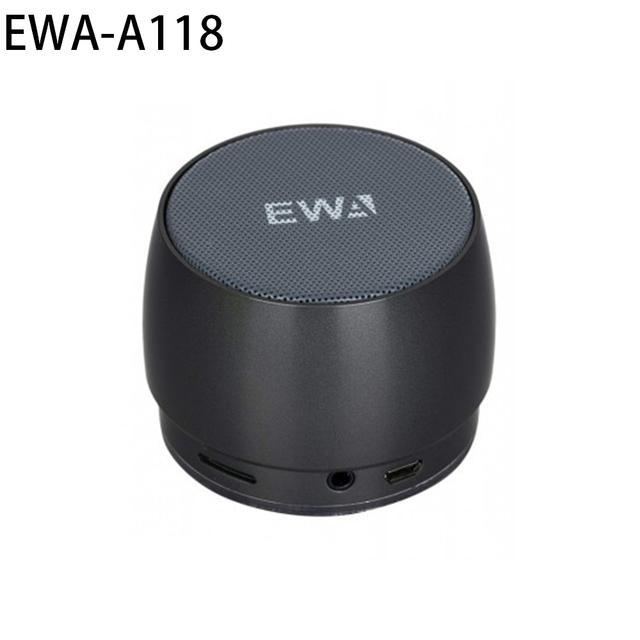 Ewa A118 New Mini Speaker Box Aluminum Material Support Sd Card BT Speaker Heavy Rechargeable Handsfree and Android