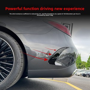 สปอยเลอร์กันชนหลังสำหรับรถยนต์ CLA-Class Coup C236 AMG ปี 2024+ ชุดแต่งภายนอก ชุดแต่งตัวถังรถยนต์ สำหรับ CLE-Class ปี 2024+ - Product Image 5