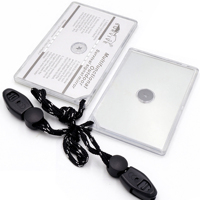 Kit d'urgence multifonctionnel pour activités de plein air : miroir de signalisation blanc, sifflet, cordon de survie, étanche