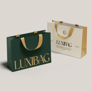 CHING TA Sacchetti di Carta Laminata Biodegradabile di Lusso Personalizzati con Logo, Eco-Friendly, Rivestimento Opaco, Stampa UV, Manico a Nastro, per Candele Artigianali - Product Image 3