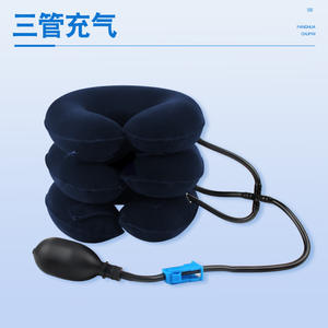 Dispositif de traction cervicale Haobang, support manuel pour le cou, pour usage domestique, avec matériau en flanelle - Product Image 3