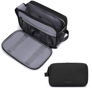 Trousse de toilette pour hommes, organiseur de voyage, trousse de toilette résistante à l'eau, sac de rasage pour accessoires de toilette, grande taille - Product Image 1