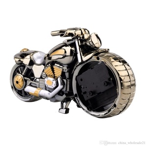 Mát mẻ xe máy xe máy thạch anh Đồng hồ báo thức sáng tạo bàn bàn đồng hồ nhà sinh nhật Quà Tặng đồng hồ - Product Image 2