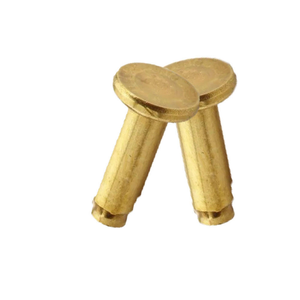 Rivets en laiton pour cuir, tête plate, M2-M8, rivets creux, tailles OEM, rivets en acier inoxydable pour fixation - Product Image 1