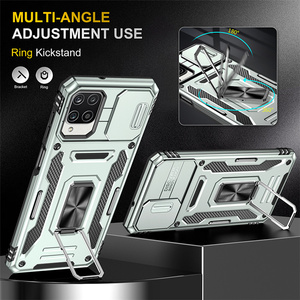 Custodia antiurto fundas para celular kickstand per Samsung <span class=keywords><strong>Galaxy</strong></span> <span class=keywords><strong>A12</strong></span> 4g/M12/F12 Slide Camera Lens Protection <span class=keywords><strong>cover</strong></span> posteriore - Product Image 2