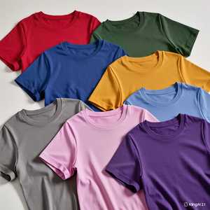 Camiseta de Algodón Unisex de Alta Calidad, Manga Corta, Cuello Redondo, Transpirable, Tejido de Punto, Logotipo Personalizado, Ropa Casual - Product Image 6