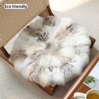 Coussin de luxe en fourrure de renard véritable pour siège de voiture, canapé, décoration intérieure - Chambre, salon, canapé-lit