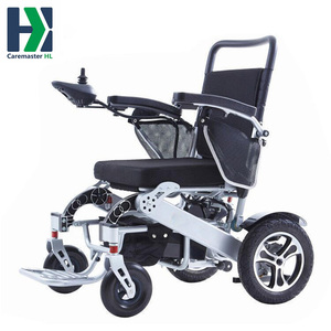 残疾人护理师手摇电动轮椅轻便低价可折叠电动轮椅 - Product Image 6