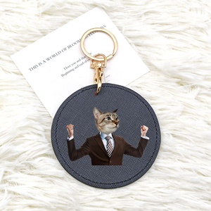 พวงกุญแจสแตนเลส UV รูปแมว - พวงกุญแจแบรนด์ทนทาน ตกแต่งกระเป๋า ตลกและสร้างสรรค์ อี<span class=keywords><strong>โม</strong></span><span class=keywords><strong>จิ</strong></span>ขนาดเล็ก แปลกใหม่ พร้อมโลโก้สั่งทำได้ - Product Image 5