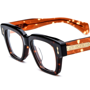 Biểu Tượng Tùy Chỉnh Acetate Kính Phụ Nữ <span class=keywords><strong>2026</strong></span> Mới Thiết Kế Thương Hiệu Vuông Kính Khung Người Đàn Ông Dày Kính Kính Kính Quang Học - Product Image 2