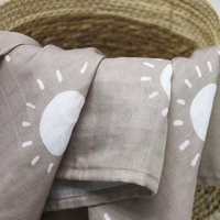 Couvertures de bébé en coton doux pour nouveau-né, gaze de sommeil pour bébé, en mousseline respirante pour garçons