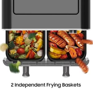 Gran oferta independiente dos ollas 4L 4.3L 8L <span class=keywords><strong>9L</strong></span> Freidora de aire dual digital Freidoras de aire doble inteligentes saludables para el hogar - Product Image 4