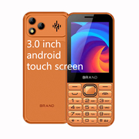 Téléphone portable à clavier avec micrologiciel personnalisé, 4G Android, double SIM, écran tactile, téléphone Android à clavier 4G, débloqué, téléphone intelligent à fonctions 4G