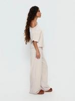 Ensembles pour femmes, tenue 2 pièces, chemisier à manches courtes, pantalon, vêtements décontractés pour la maison, style confortable pour tous les jours, tendance, vente en gros, usine