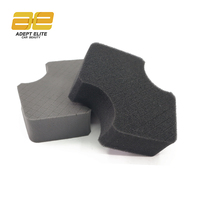 Éponge de nettoyage en mousse noire ultra-absorbante, douce et durable, sans rayures, pour le lavage et le detailing automobile