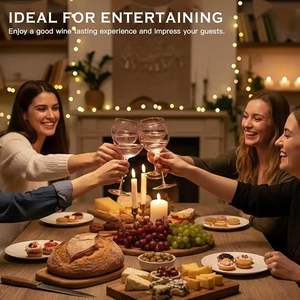 Verre à vin rouge de luxe de haute qualité avec logo personnalisé, verres à vin en cristal pour restaurant - Product Image 6