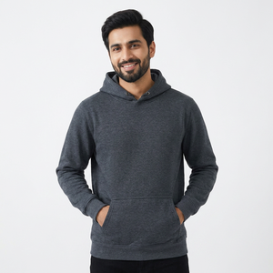 Sudaderas con media cremallera de forro polar suave y cálido, 100% algodón, 12 colores, talla europea, personalizables, lisas, al por mayor, económicas, de invierno, con estampado digital, extragrandes - Product Image 1