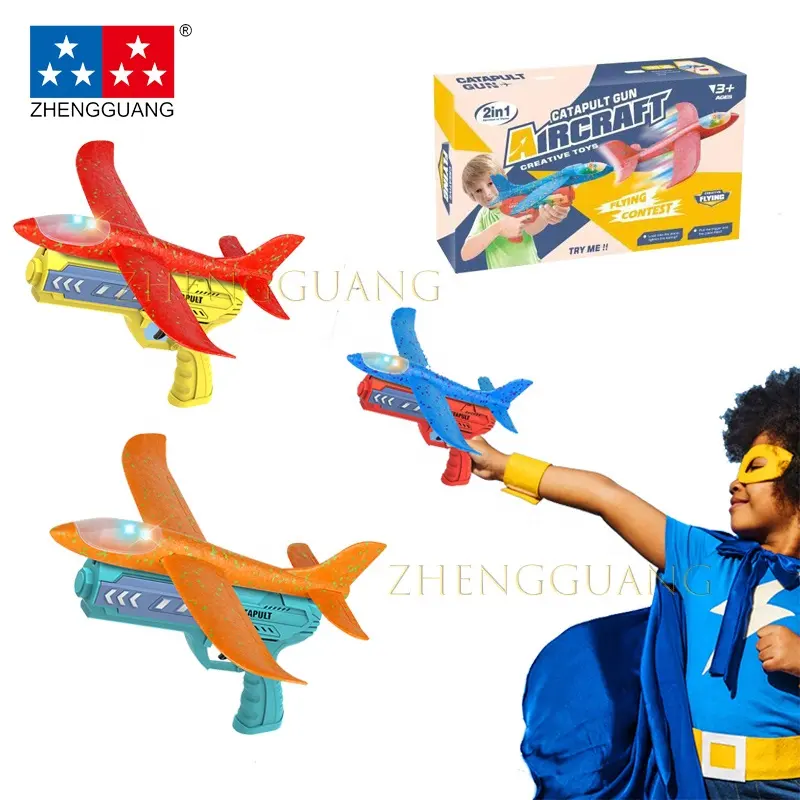 Zhengguang-pistola de juego de avión de espuma EPP, catapulta, avión, juguete para niños