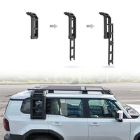 Échelle latérale pliable en aluminium de haute qualité avec système de verrouillage pour Land Cruiser Prado 250 - Accessoires